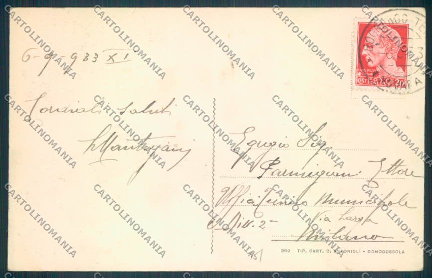 Verbania Bognanco cartolina ZQ6690 – retro