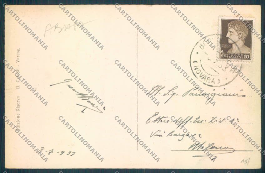 Verbania Bognanco ABRASA cartolina ZQ6694 – retro