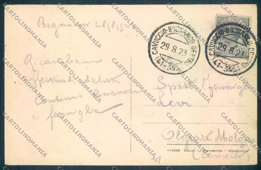 Verbania Bognanco cartolina ZQ6700 – retro