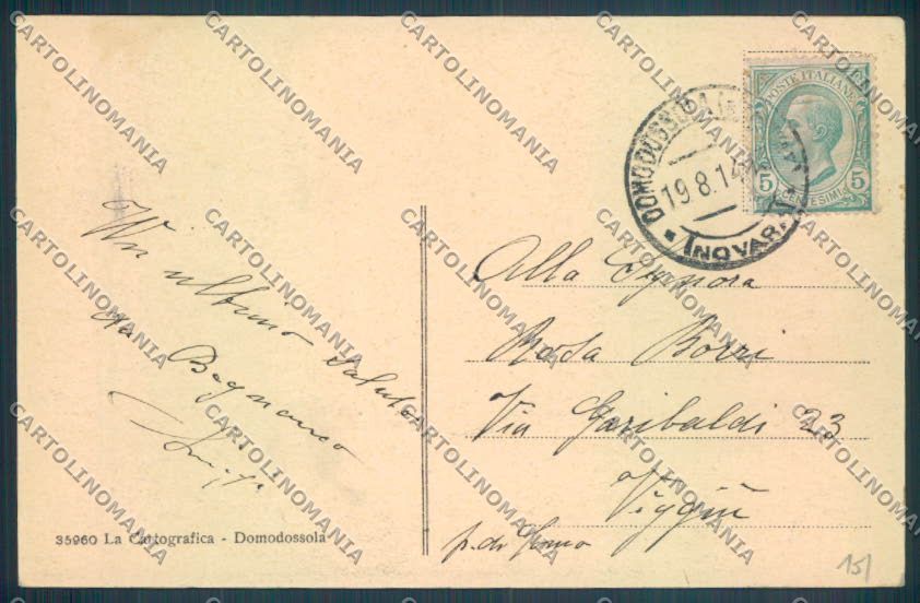 Verbania Bognanco cartolina ZQ6701 – retro