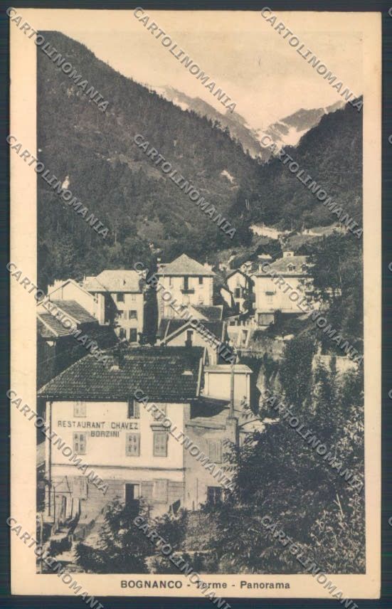 Verbania Bognanco cartolina ZQ6709 – fronte