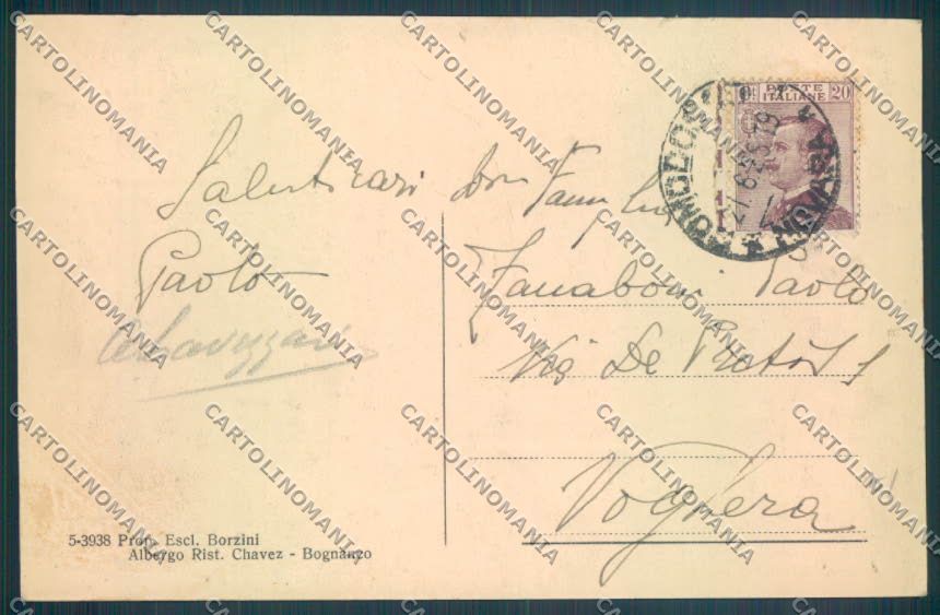Verbania Bognanco cartolina ZQ6709 – retro