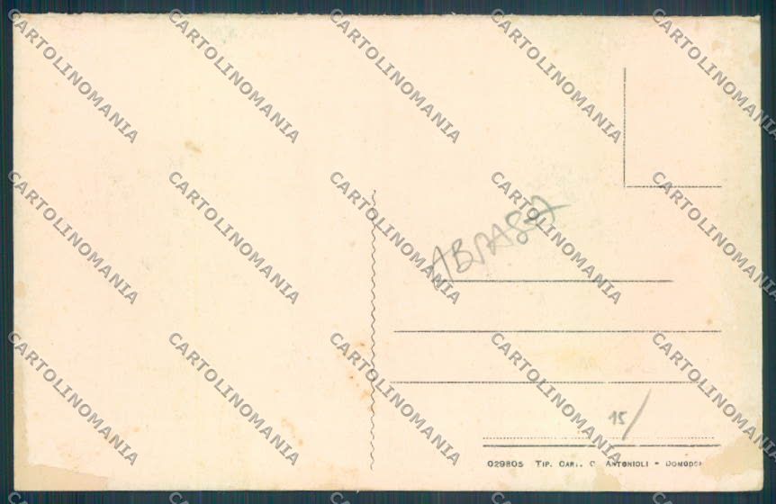 Verbania Bognanco ABRASA cartolina ZQ6719 – retro