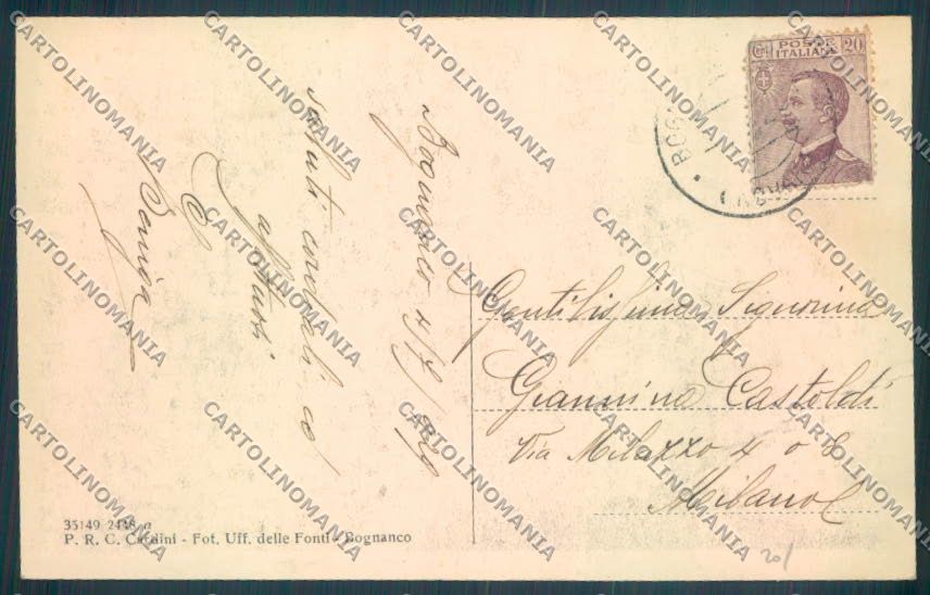 Verbania Bognanco cartolina ZQ6730 – retro