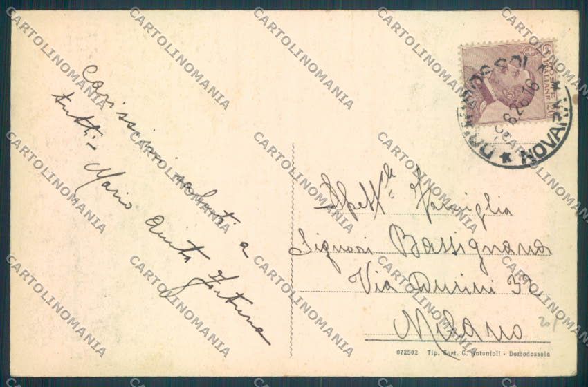 Verbania Bognanco cartolina ZQ6731 – retro