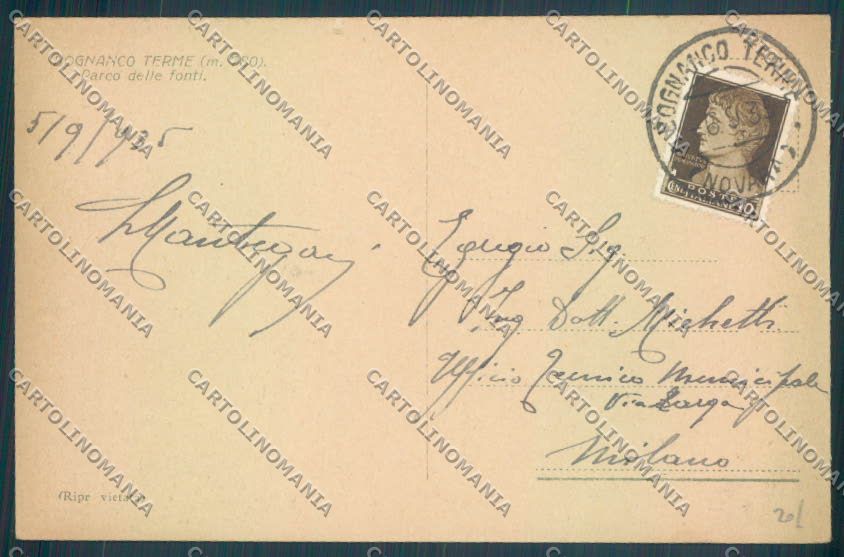 Verbania Bognanco cartolina ZQ6743 – retro