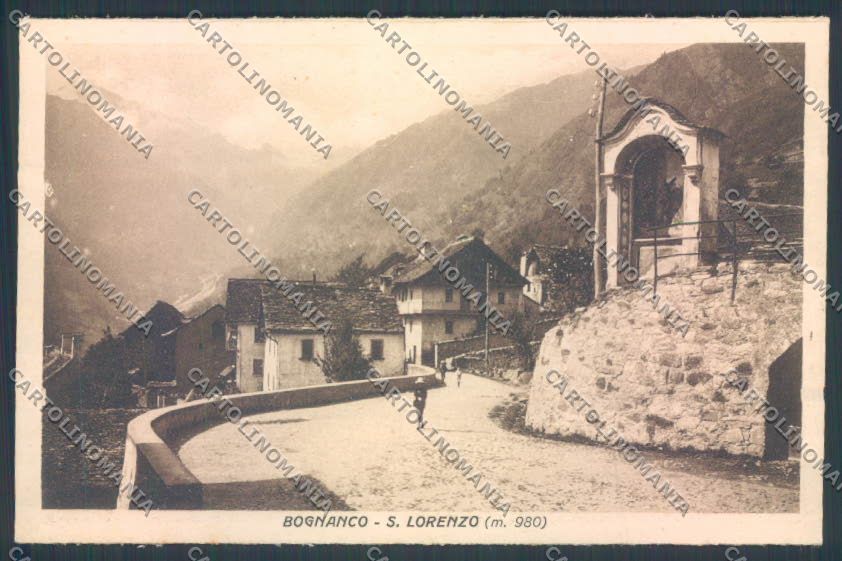 Verbania Bognanco San Lorenzo cartolina ZQ6746 – fronte
