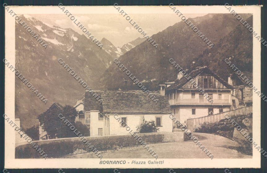 Verbania Bognanco cartolina ZQ6748 – fronte