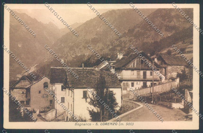 Verbania Bognanco cartolina ZQ6760 – fronte