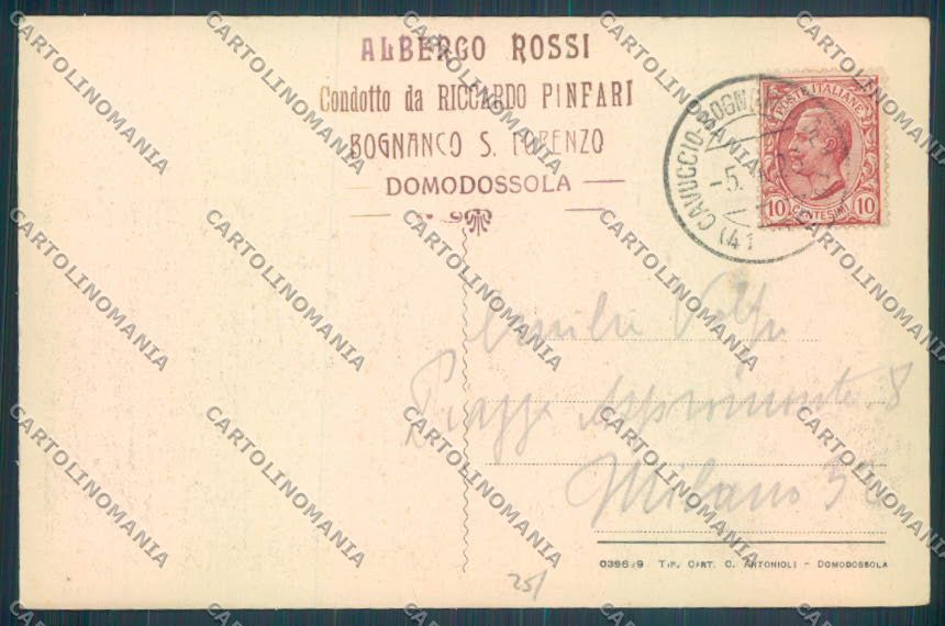Verbania Bognanco cartolina ZQ6760 – retro