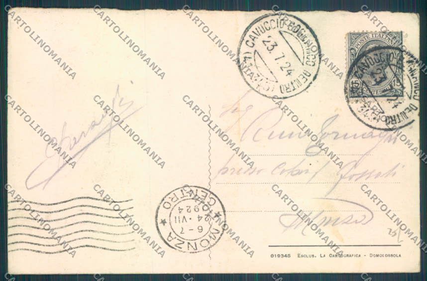 Verbania Bognanco San Lorenzo cartolina ZQ6769 – retro