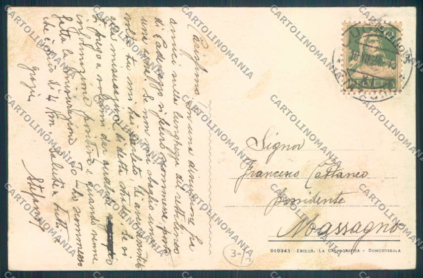 Verbania Bognanco cartolina ZQ6778 – retro
