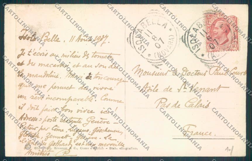 Verbania Baveno cartolina ZQ6795 – retro