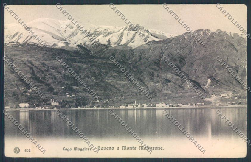 Verbania Baveno cartolina ZQ6796 – fronte