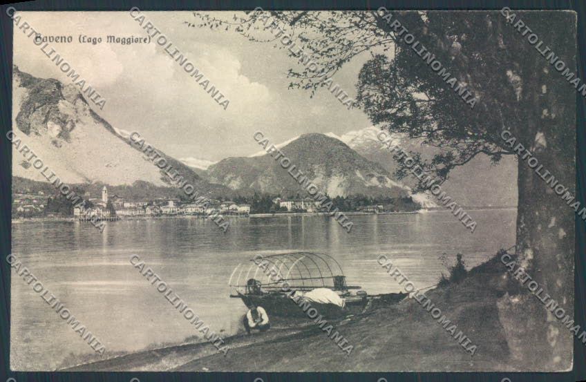 Verbania Baveno Barca cartolina ZQ6797 – fronte