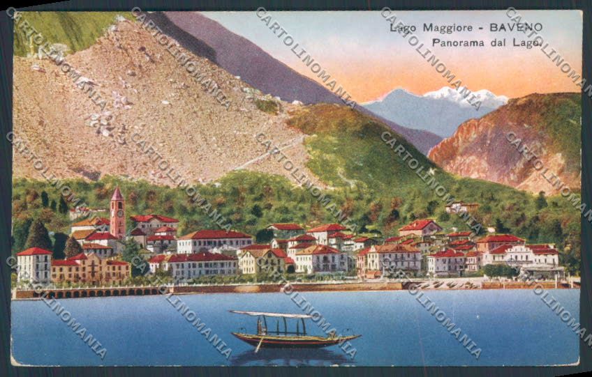 Verbania Baveno Barca cartolina ZQ6798 – fronte