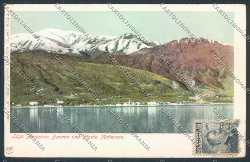 Verbania Baveno cartolina ZQ6802 – fronte