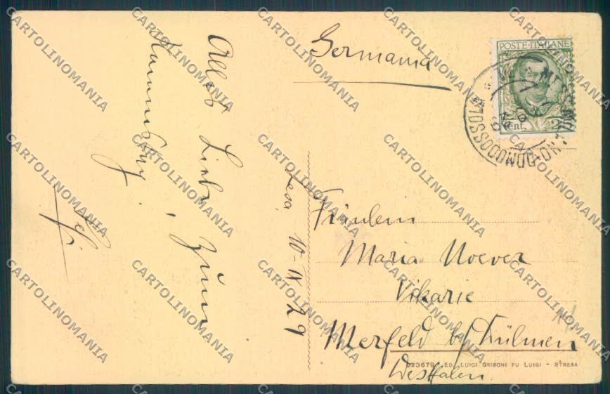Verbania Baveno cartolina ZQ6806 – retro