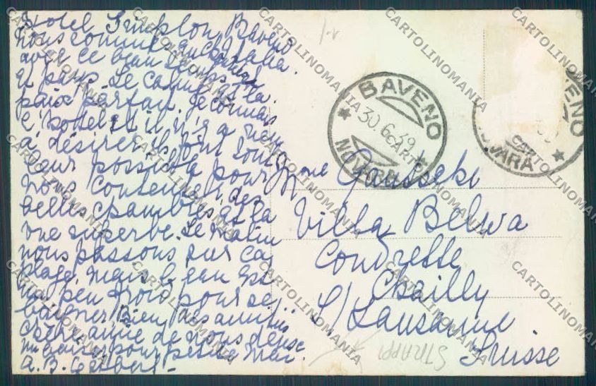 Verbania Baveno STRAPPI cartolina ZQ6807 – retro