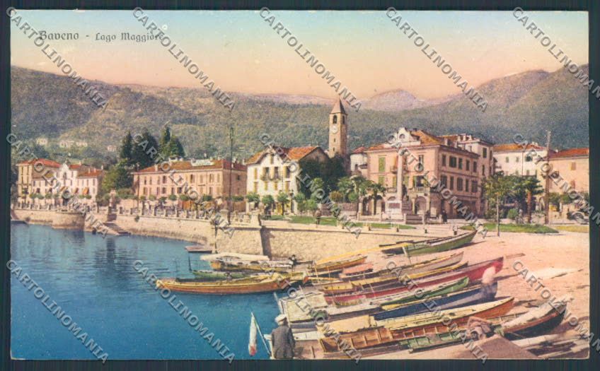 Verbania Baveno Barca cartolina ZQ6809 – fronte
