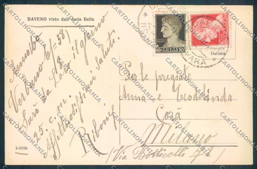 Verbania Baveno cartolina ZQ6818 – retro