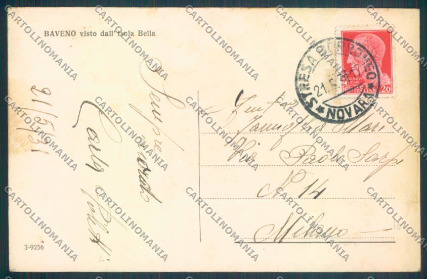 Verbania Baveno cartolina ZQ6821 – retro