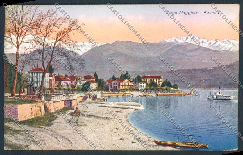 Verbania Baveno Battello cartolina ZQ6824 – fronte