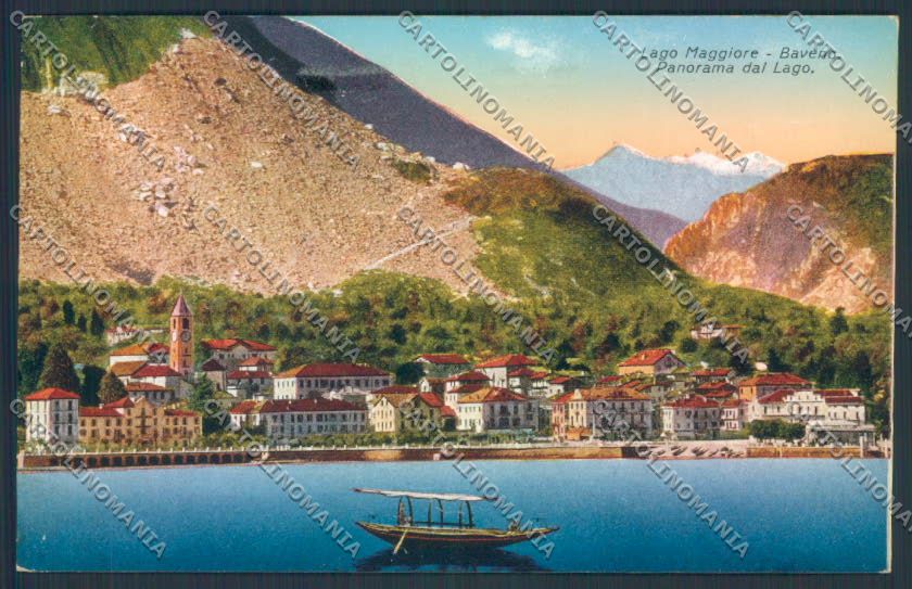 Verbania Baveno Barca cartolina ZQ6830 – fronte