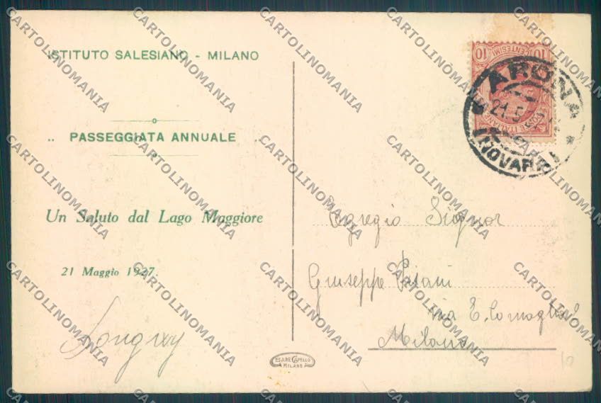 Verbania Baveno cartolina ZQ6837 – retro