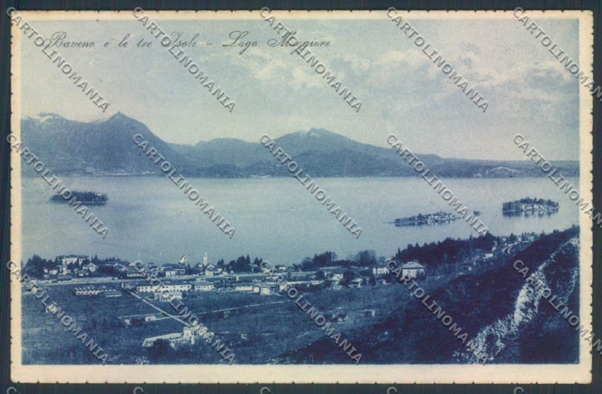 Verbania Baveno cartolina ZQ6840 – fronte