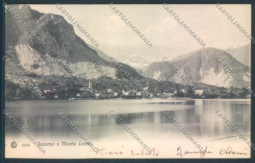 Verbania Baveno cartolina ZQ6844 – fronte