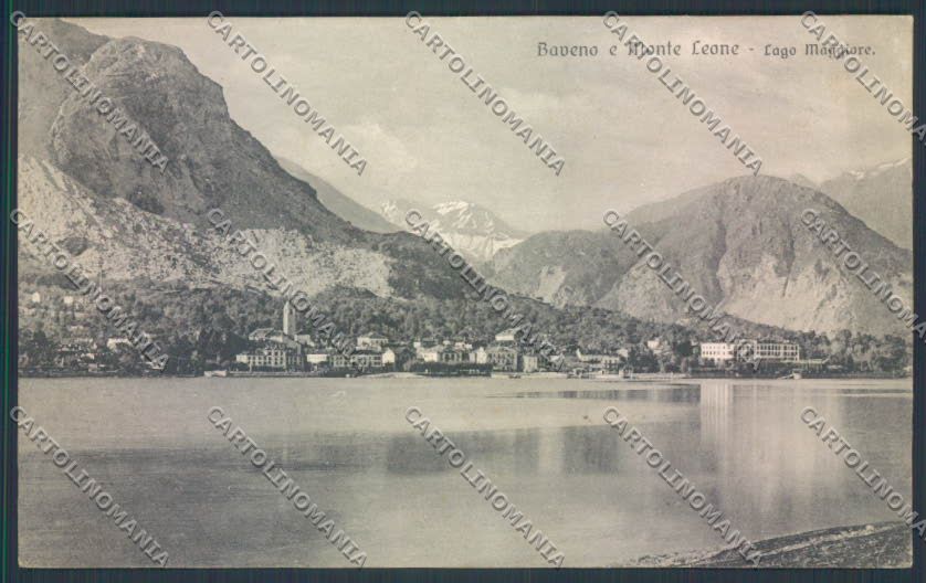 Verbania Baveno PIEGHINA cartolina ZQ6845 – fronte