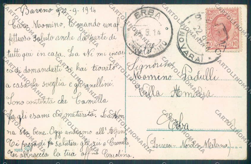 Verbania Baveno cartolina ZQ6857 – retro