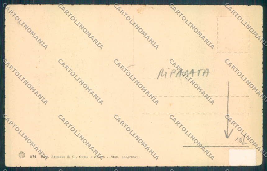 Verbania Baveno RIPARATA cartolina ZQ6860 – retro
