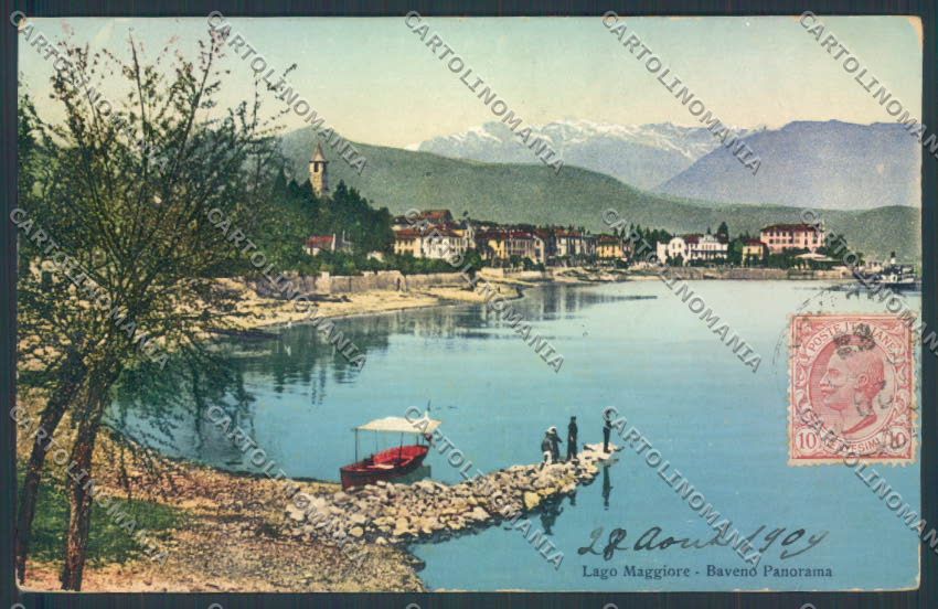 Verbania Baveno Barca cartolina ZQ6869 – fronte