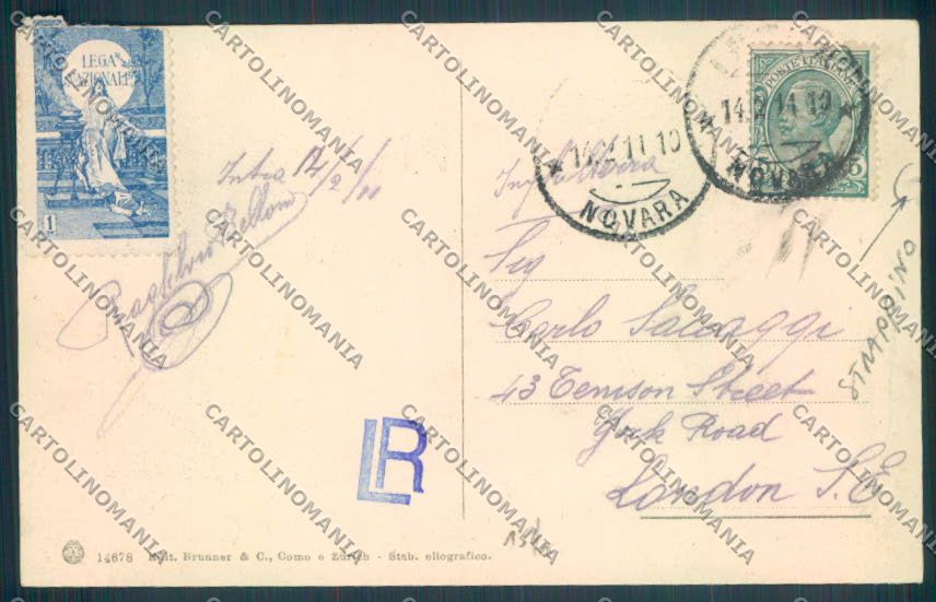 Verbania Baveno cartolina ZQ6874 – retro