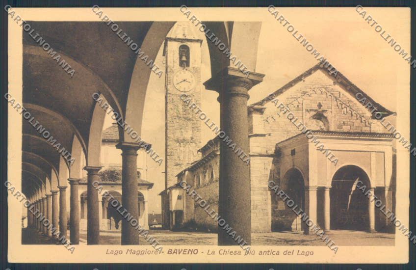 Verbania Baveno cartolina ZQ6875 – fronte