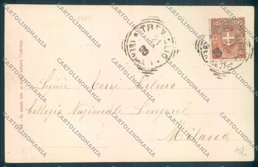 Verbania Baveno 1900 Barca cartolina ZQ6880 – retro