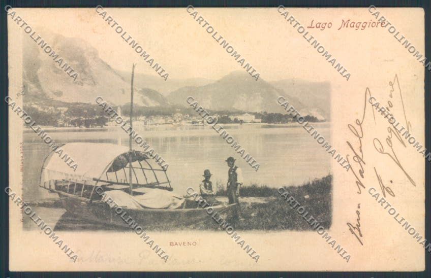 Verbania Baveno Barca cartolina ZQ6881 – fronte