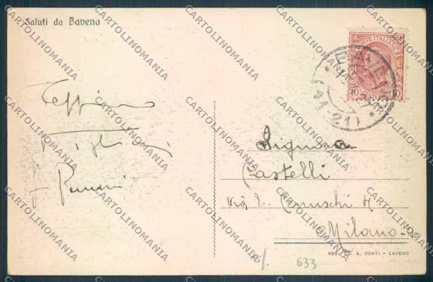 Verbania Baveno cartolina ZQ6905 – retro