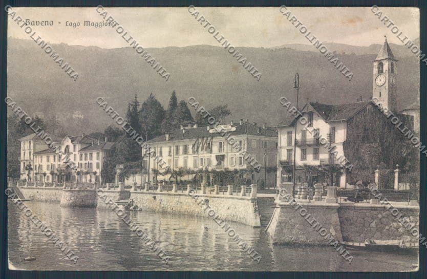Verbania Baveno PIEGHINA cartolina ZQ6910 – fronte