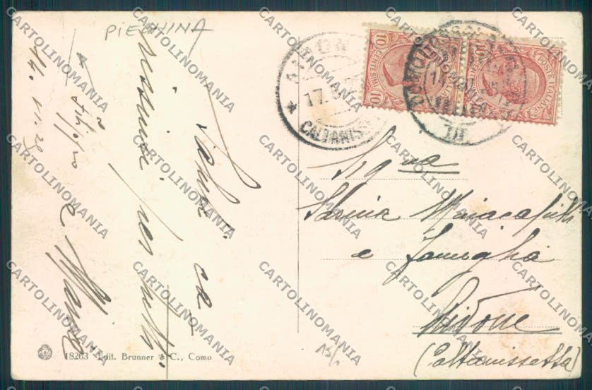 Verbania Baveno PIEGHINA cartolina ZQ6910 – retro