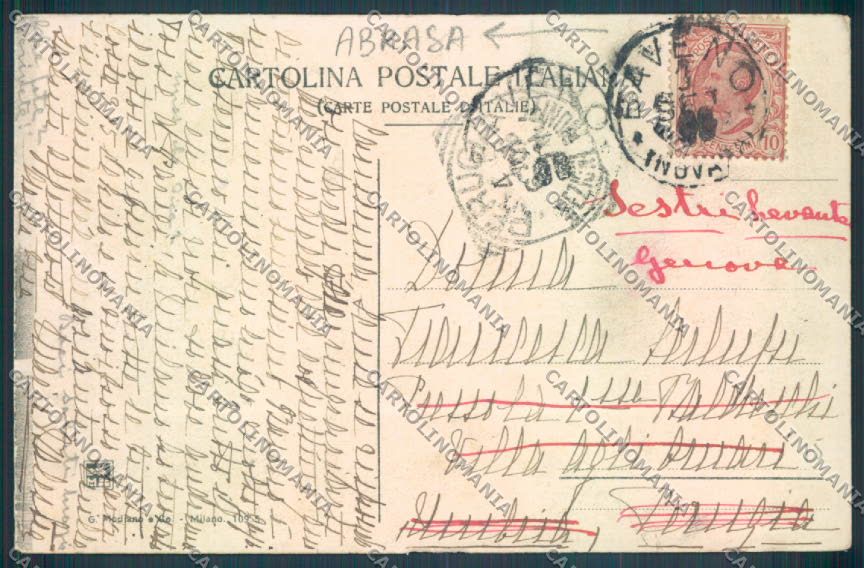 Verbania Baveno ABRASA cartolina ZQ6912 – retro
