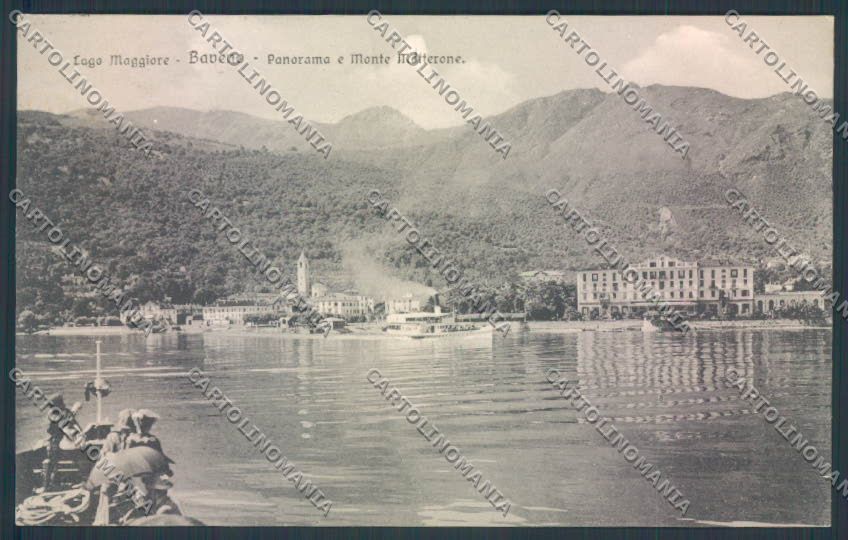 Verbania Baveno Battello cartolina ZQ6916 – fronte