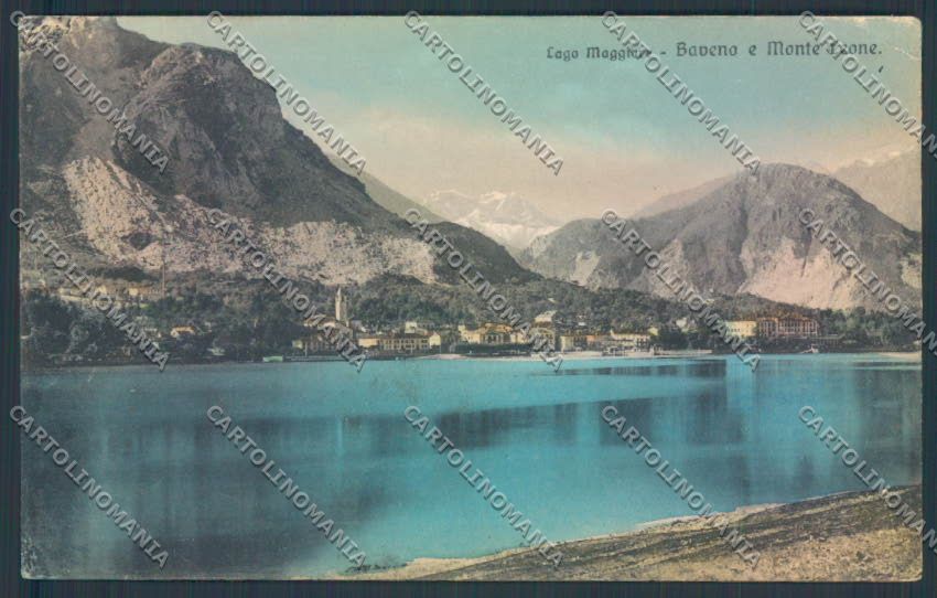 Verbania Baveno PIEGHINE cartolina ZQ6922 – fronte