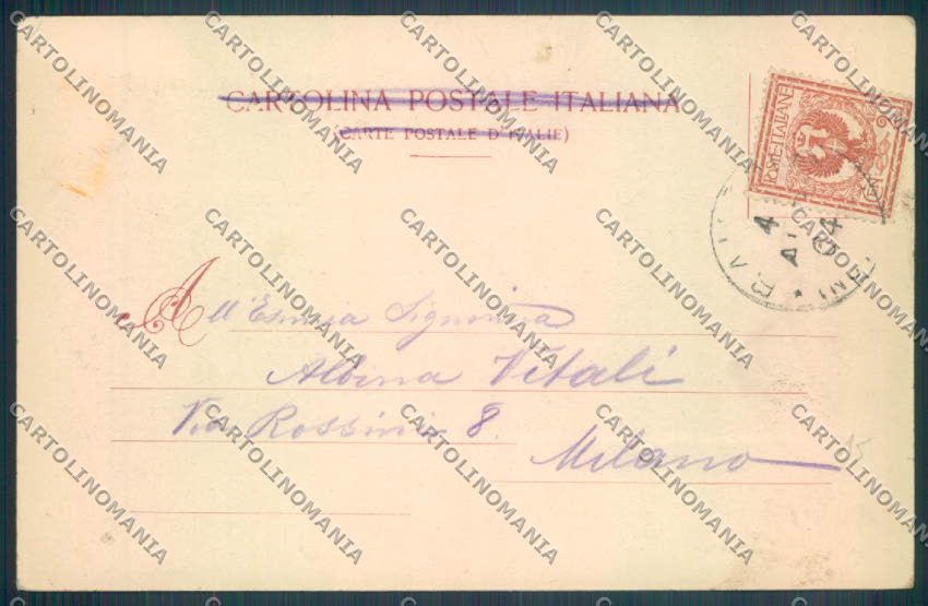 Verbania Baveno Barca cartolina ZQ6931 – retro
