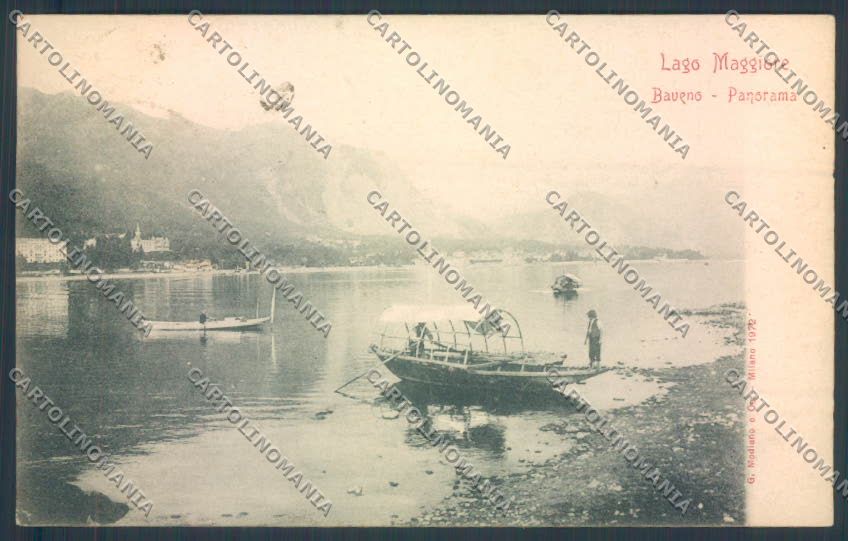 Verbania Baveno Barca cartolina ZQ6935 – fronte