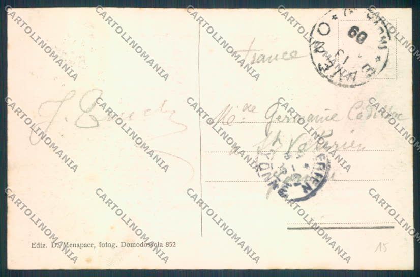 Verbania Baveno Barca cartolina ZQ6936 – retro