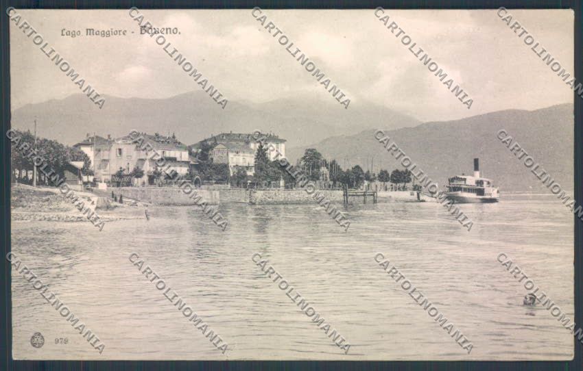 Verbania Baveno Battello cartolina ZQ6937 – fronte
