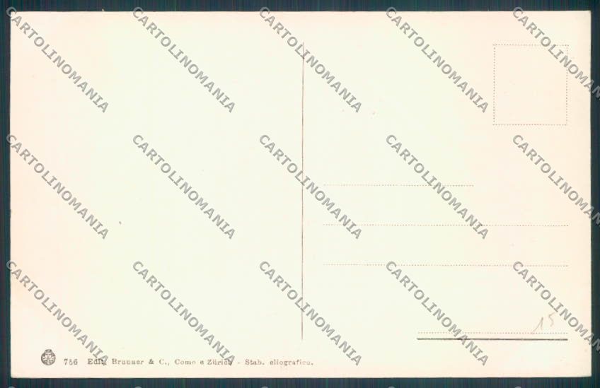 Verbania Baveno Battello Barca cartolina ZQ6944 – retro